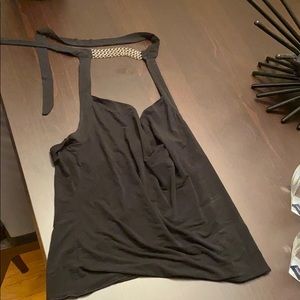 Bebe black choker top